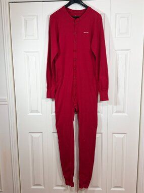 Carhartt Red Thermal One Piece Union Suit